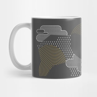 geometric bear Mug